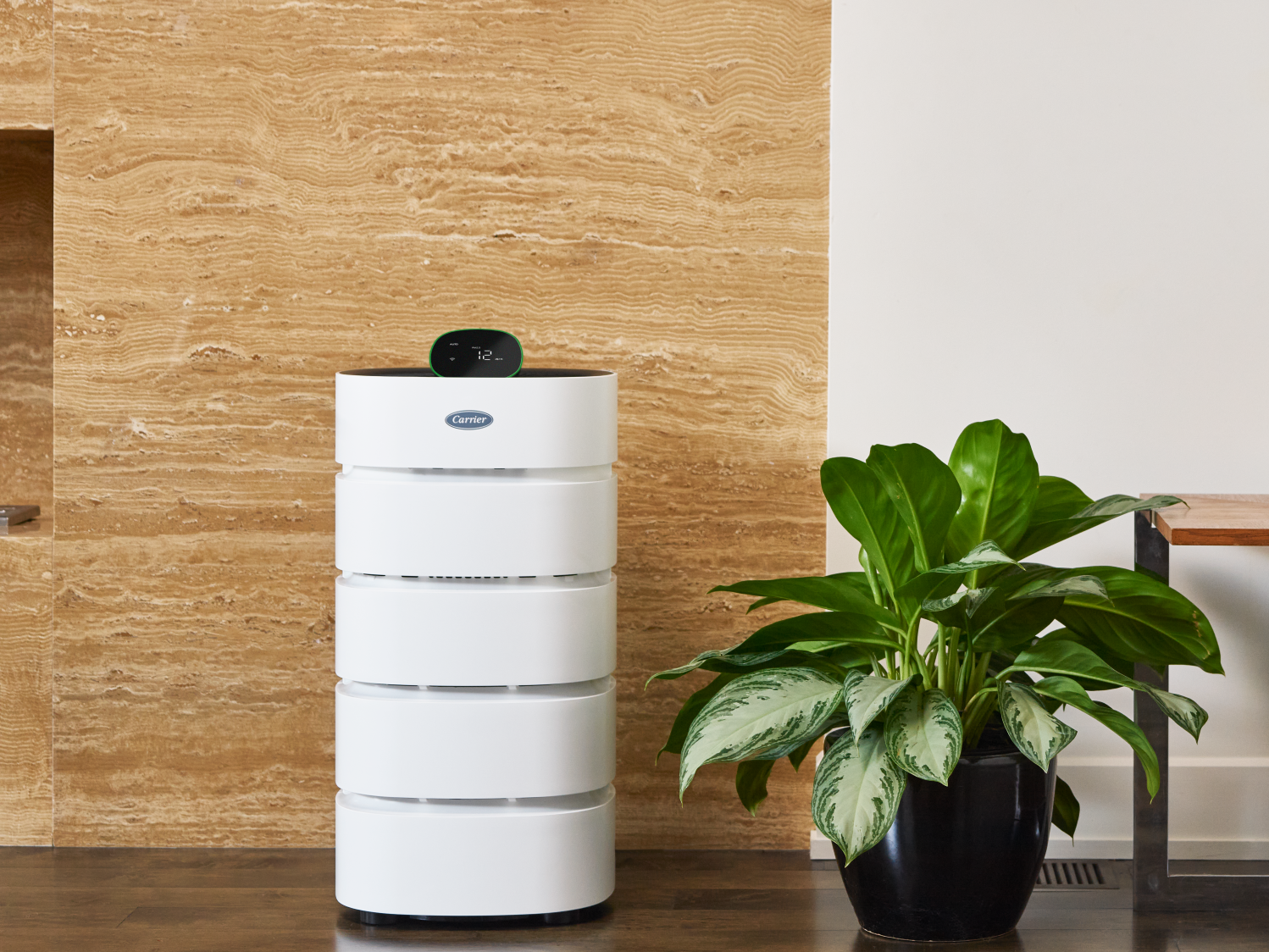 Air purifier in a modern setting